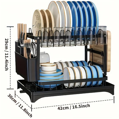 Double-Layer Dish Rack