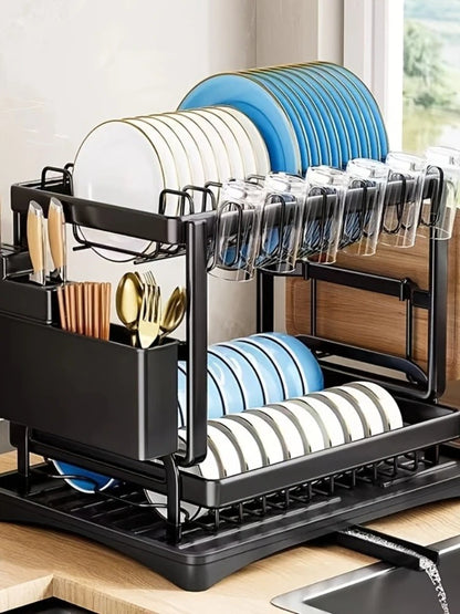 Double-Layer Dish Rack