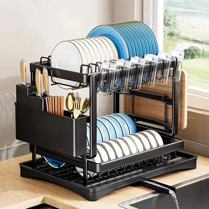 Double-Layer Dish Rack