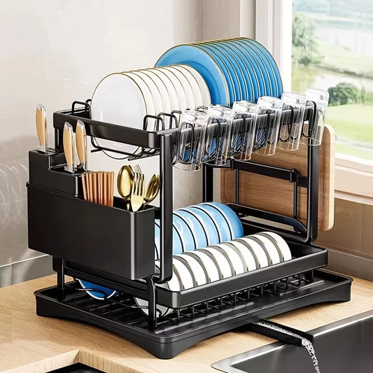 Double-Layer Dish Rack