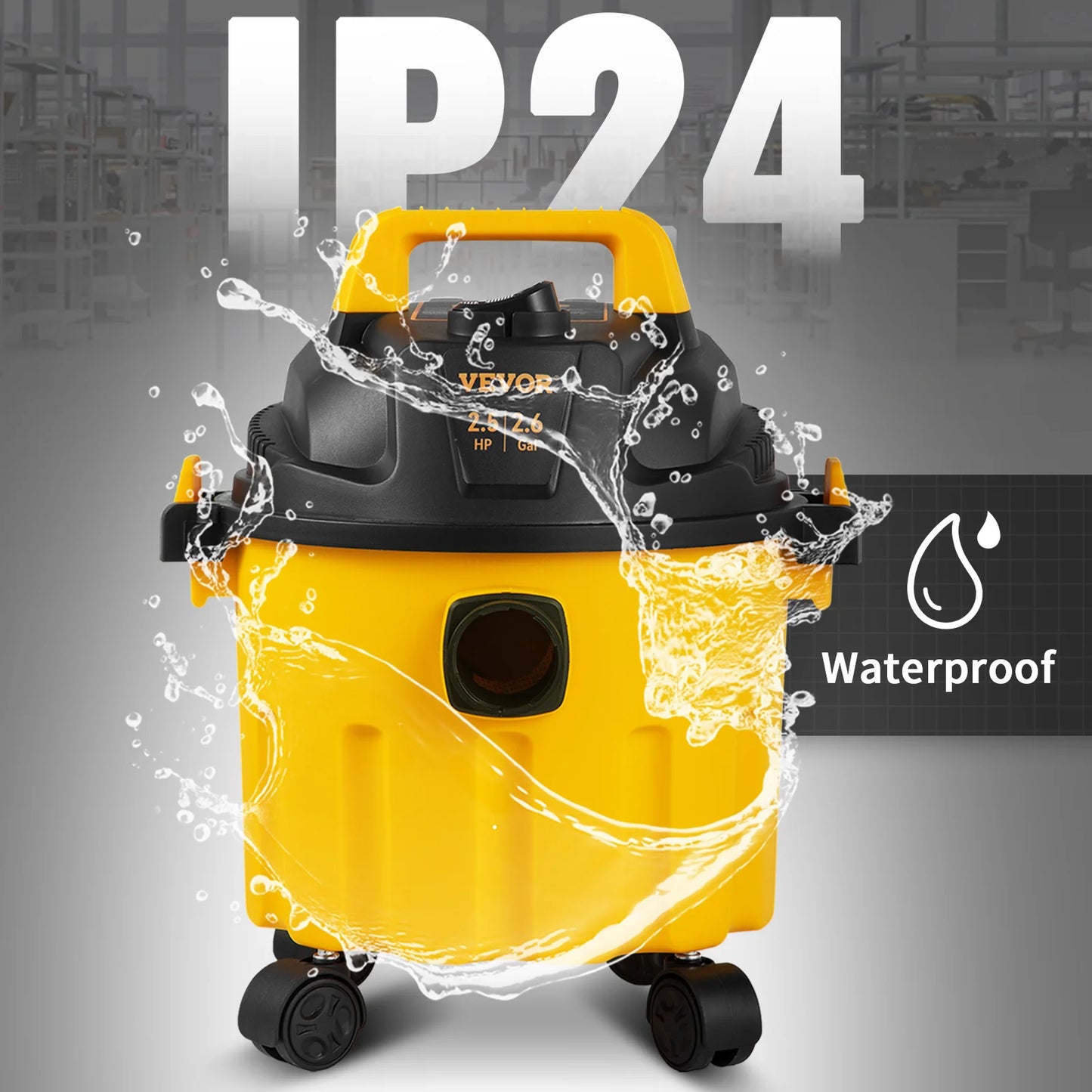 2.6 Gallon Vevor Wet Dry Vacuum